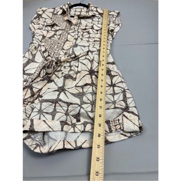 Talulah Linen Blend Safari Romper Women’s Size Medium Boho Festival Cottagecore - Picture 7 of 10
